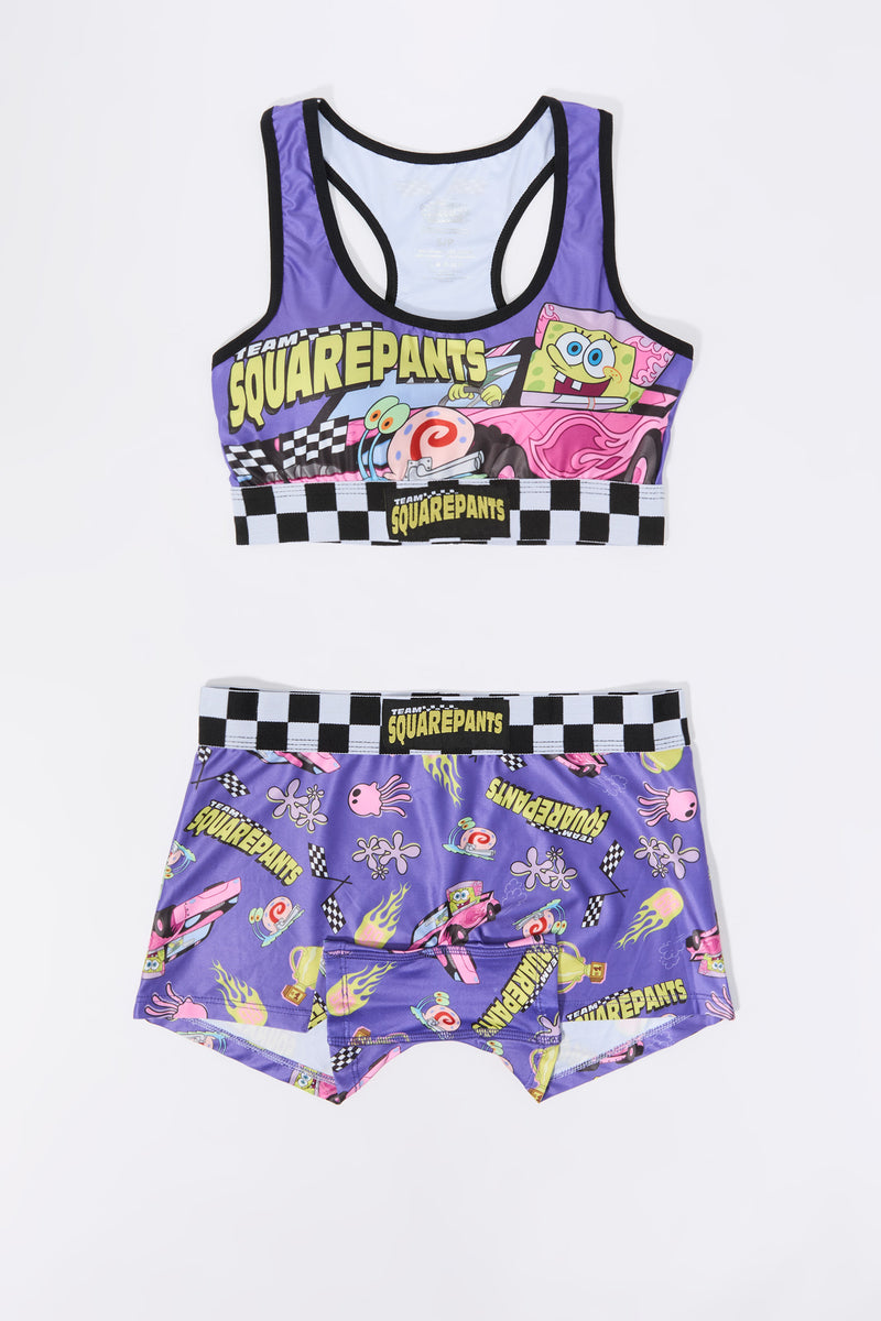 SpongeBob Bra and Boy Short 2 Piece Set