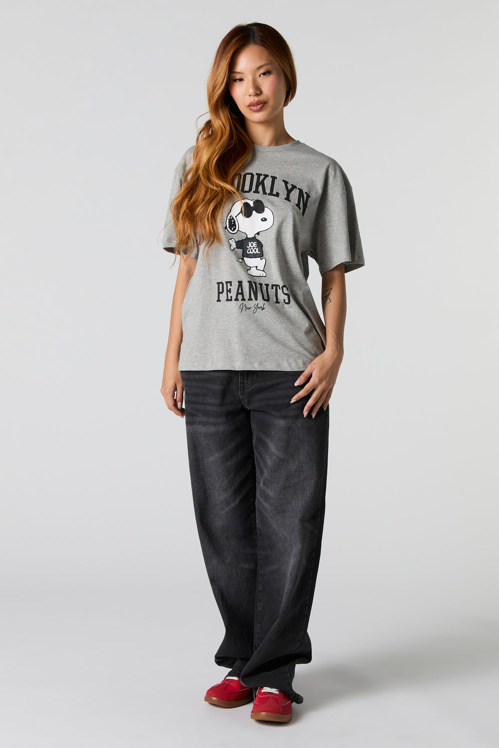 Brooklyn Peanuts Graphic Boyfriend T-Shirt Brooklyn Peanuts Graphic Boyfriend T-Shirt 2