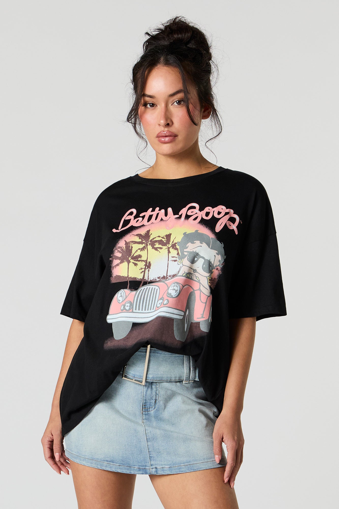 Betty Boop Graphic Boyfriend T-Shirt