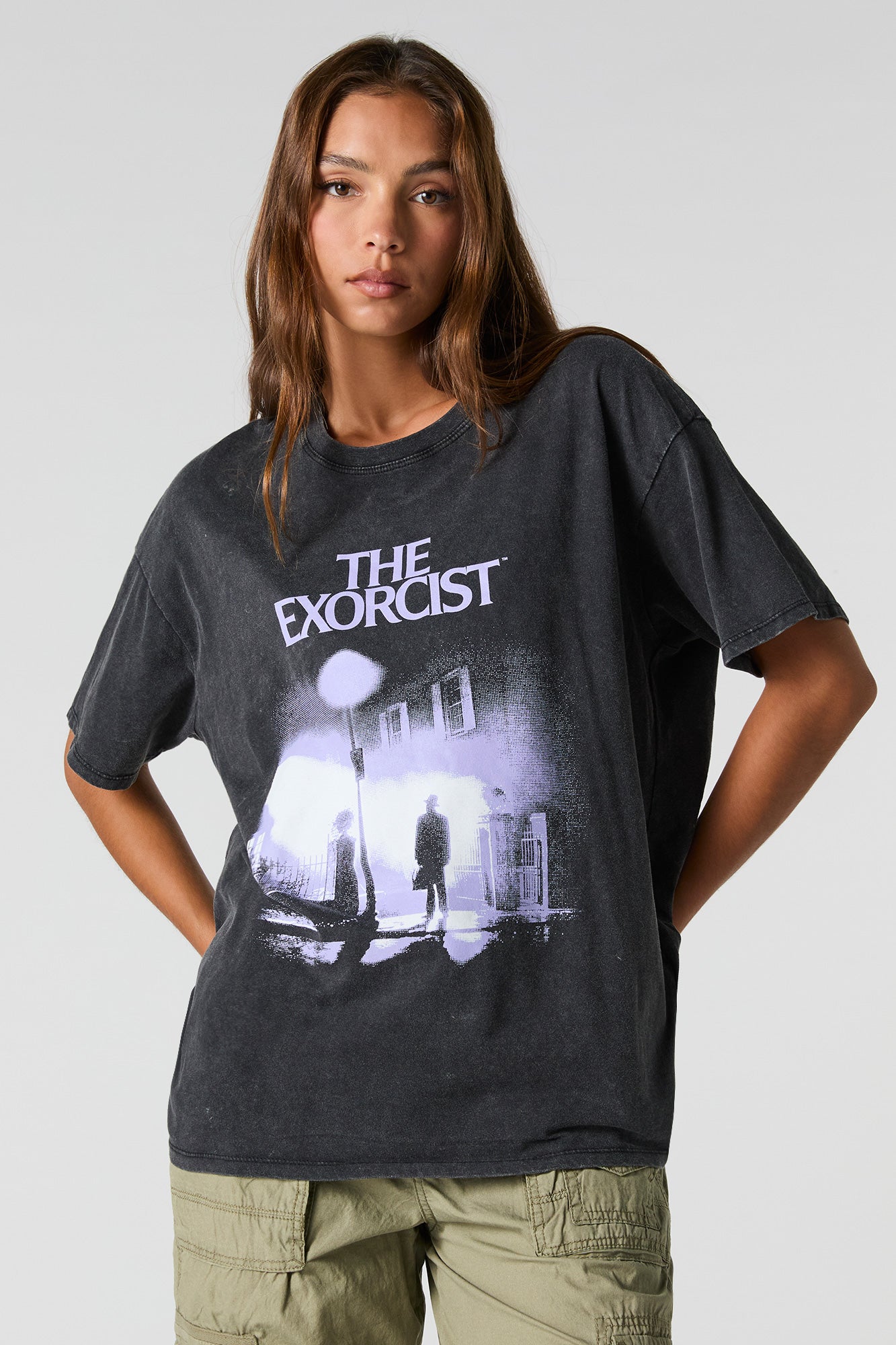 The Exorcist Graphic Washed Boyfriend T-Shirt