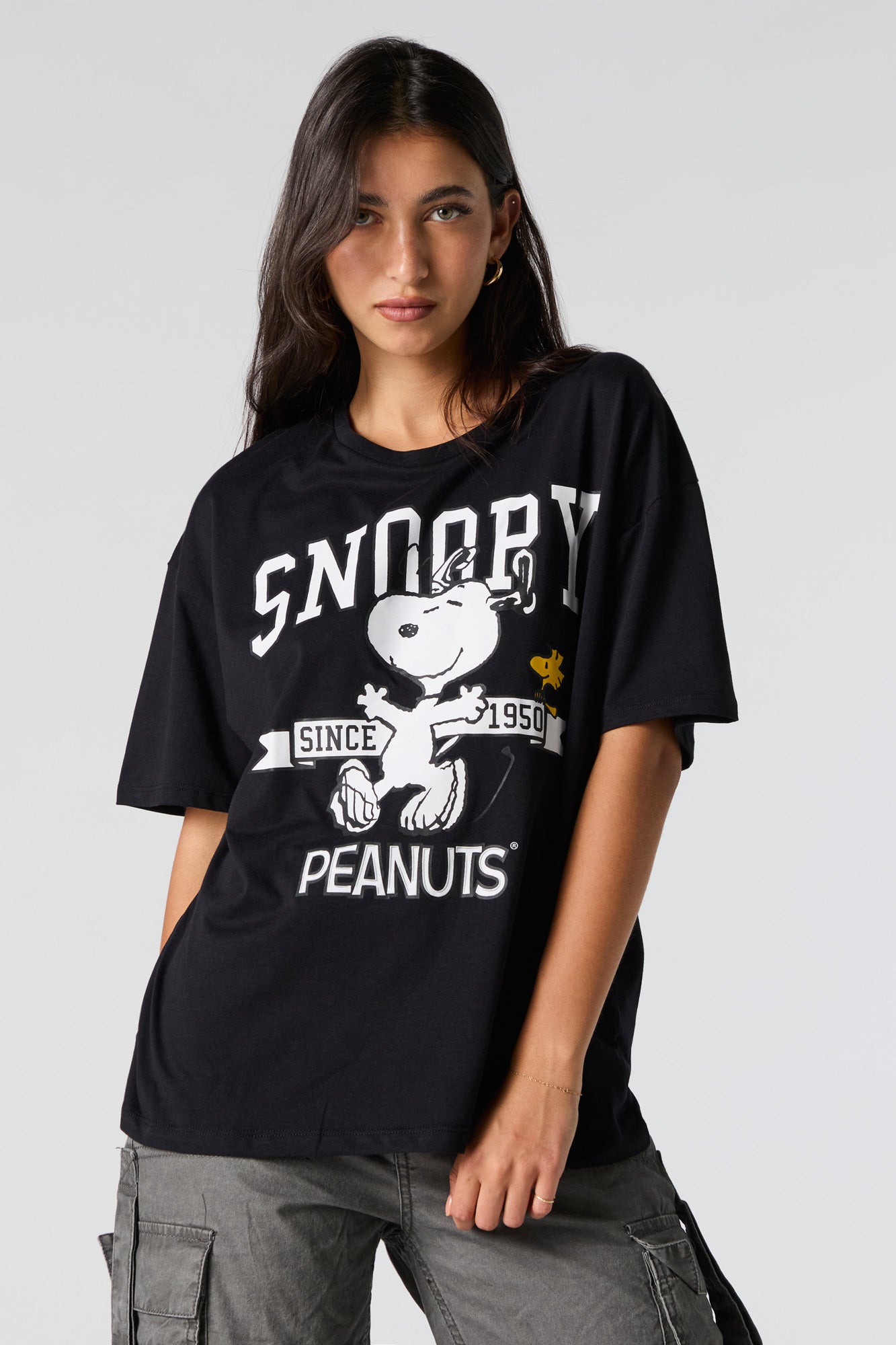 Snoopy Graphic Boyfriend T-Shirt