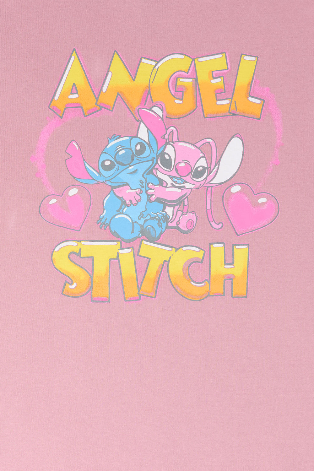 Angel & Stitch Graphic Boyfriend T-Shirt Angel & Stitch Graphic Boyfriend T-Shirt 2