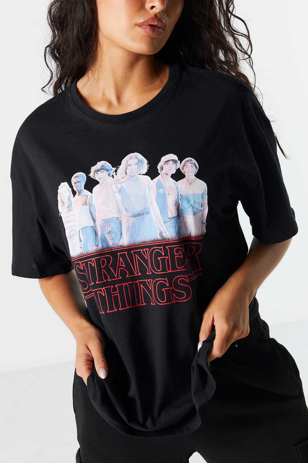 Stranger Things Graphic Boyfriend T-Shirt Stranger Things Graphic Boyfriend T-Shirt 2