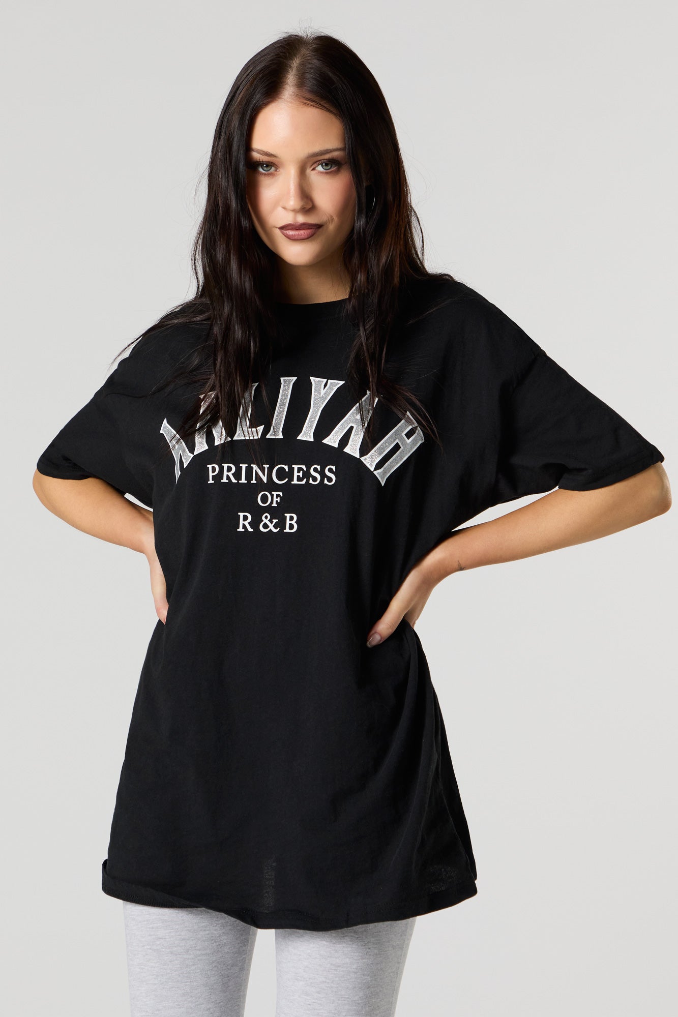 Aaliyah Graphic Boyfriend T-Shirt