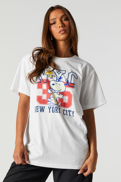 Snoopy NYC Graphic Boyfriend T-Shirt – Charlotte Russe