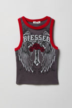Graphic Ringer Tank