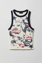 Graphic Ringer Tank