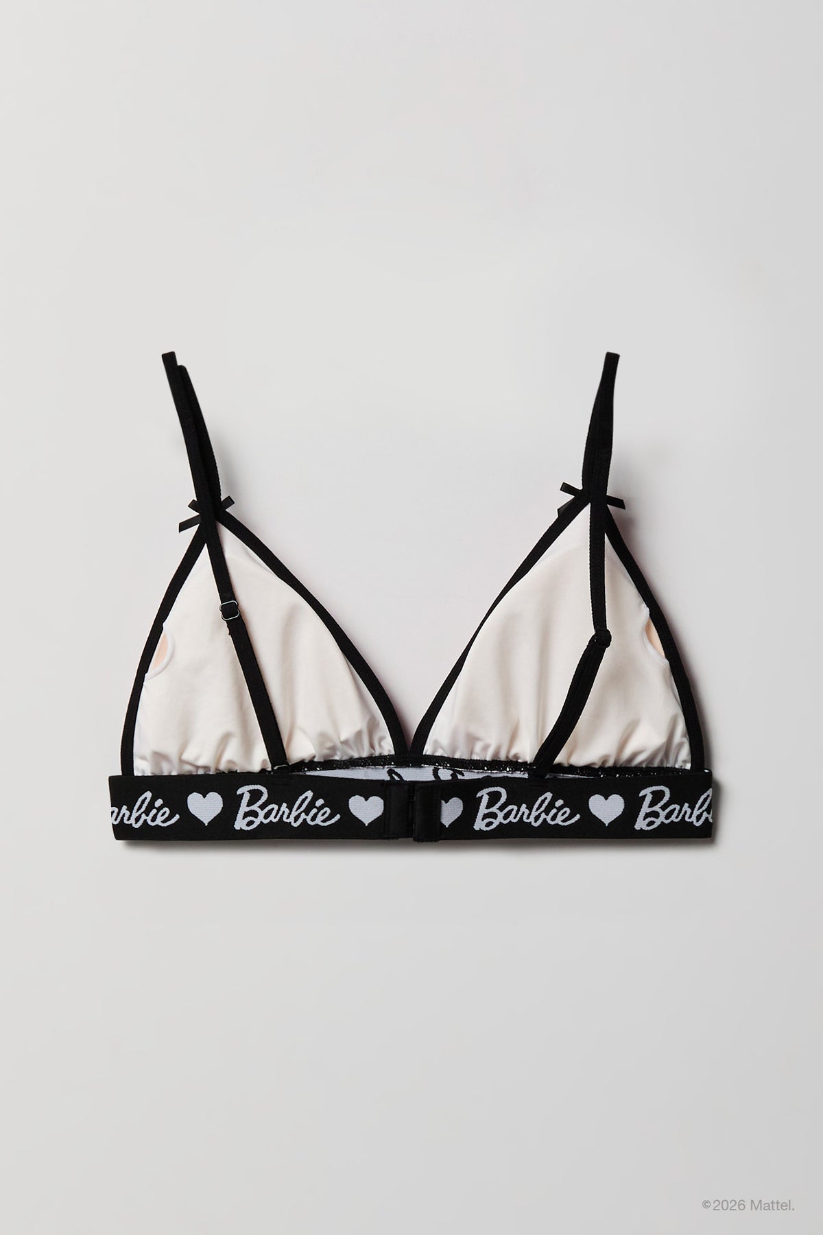 Alt View 3. Barbie Triangle Bra & Boy Short Set - Light Pink