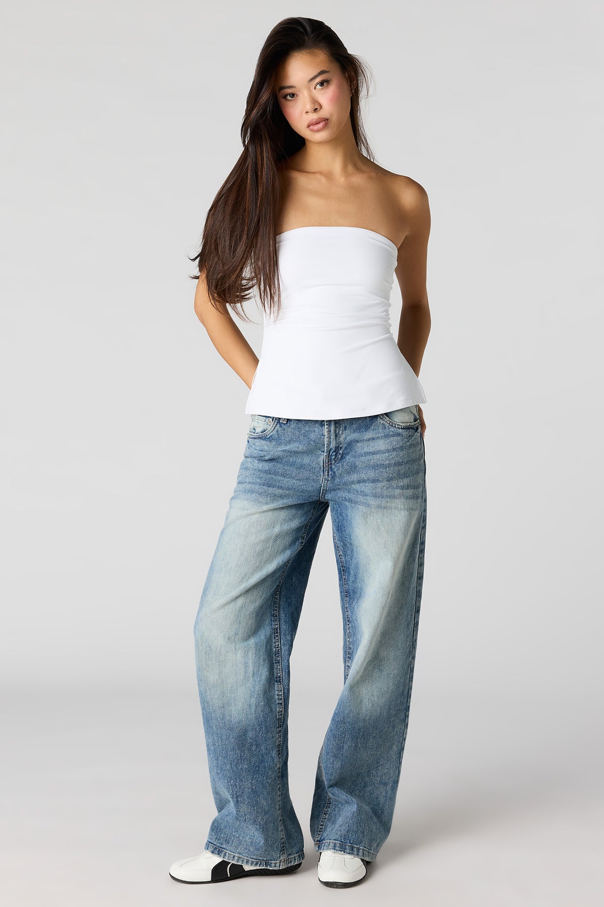 Alt View 3. Contour Tube Top - White