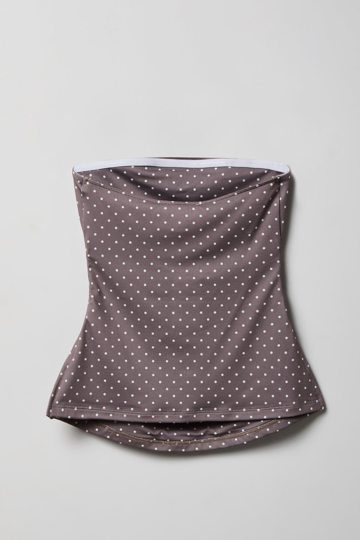 Alt View 2. Contour Tube Top - Taupe