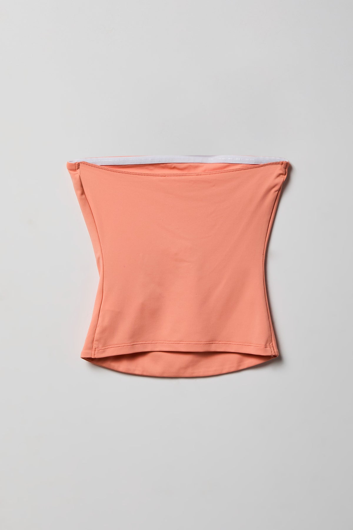 Alt View 2. Contour Tube Top - Coral