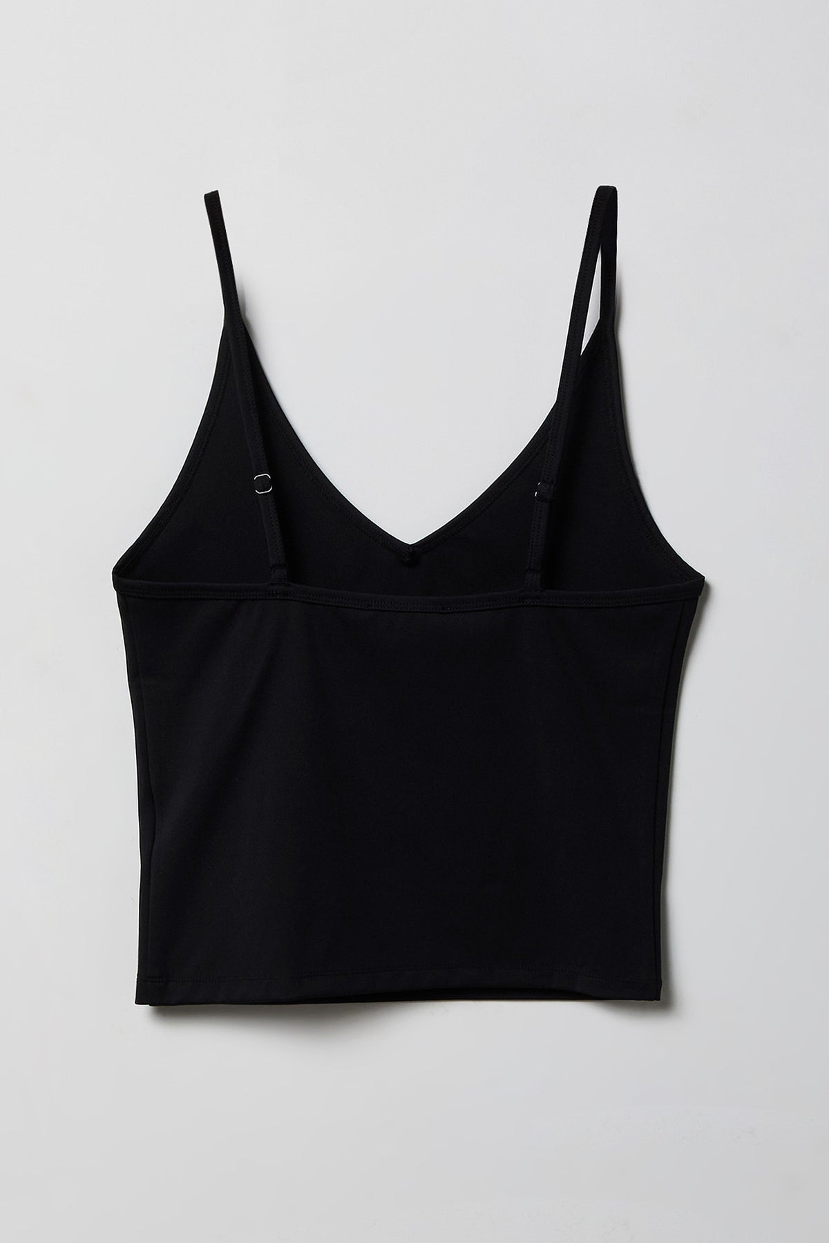 Alt View 5. Luxe Heavy Contour V-Neck Cami - Black