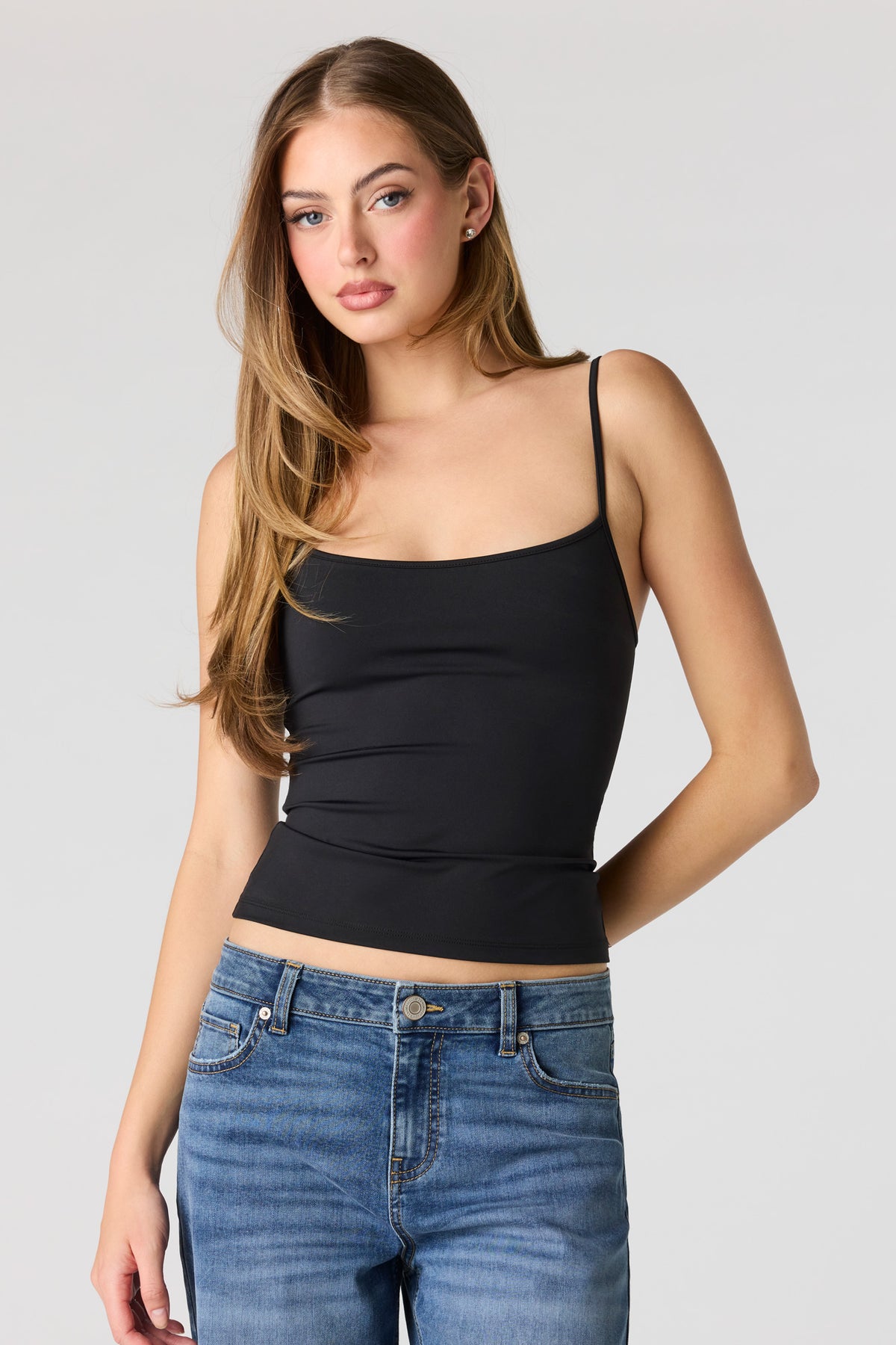 Luxe Heavy Contour Tank - Black