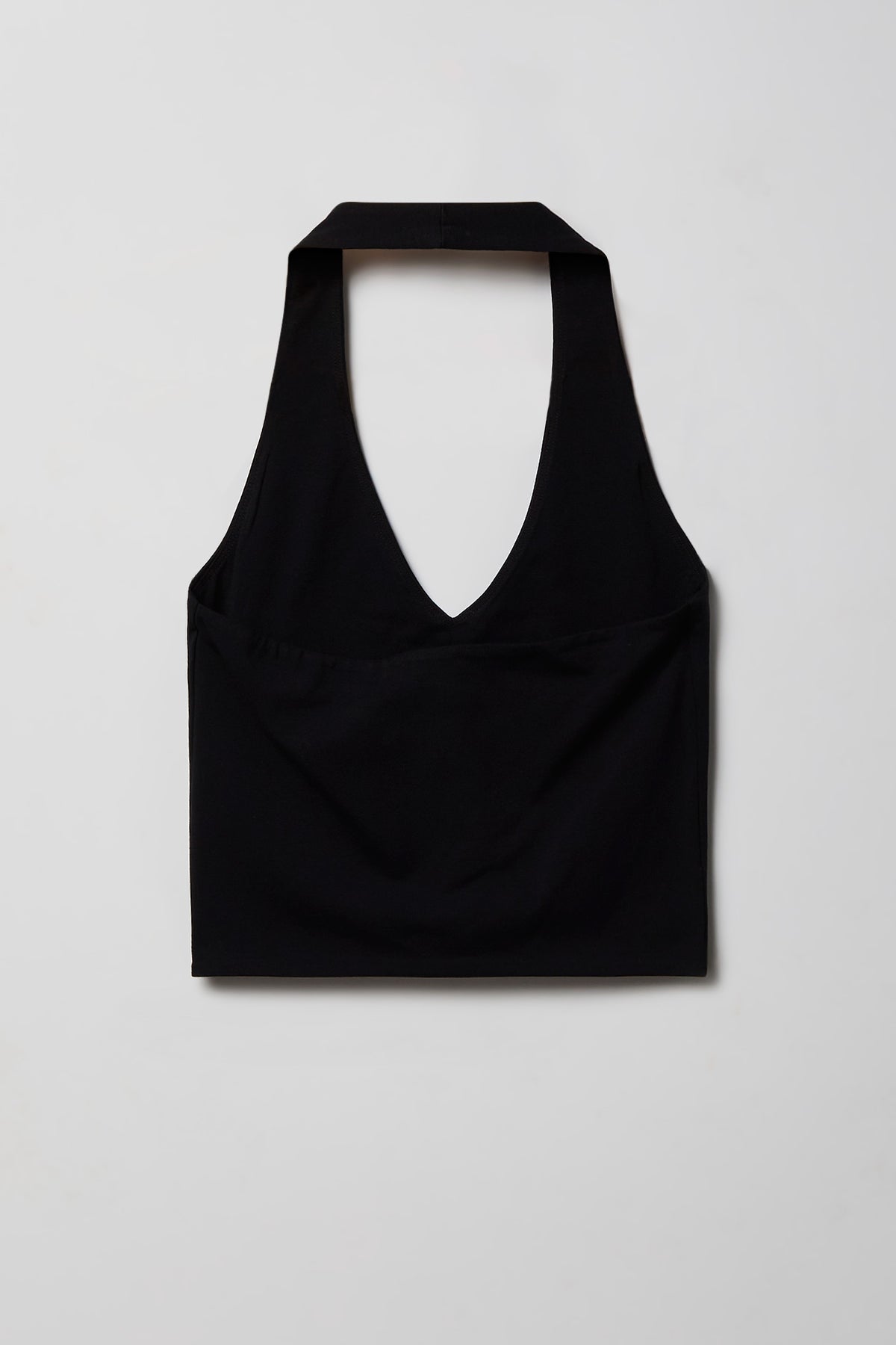 Alt View 5. Soft Contour Halter Top - Black