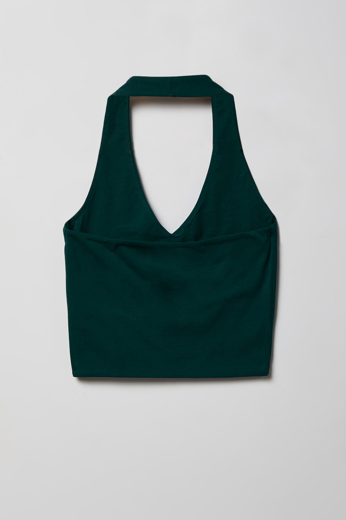 Alt View 5. Soft Contour Halter Top - Hunter Green