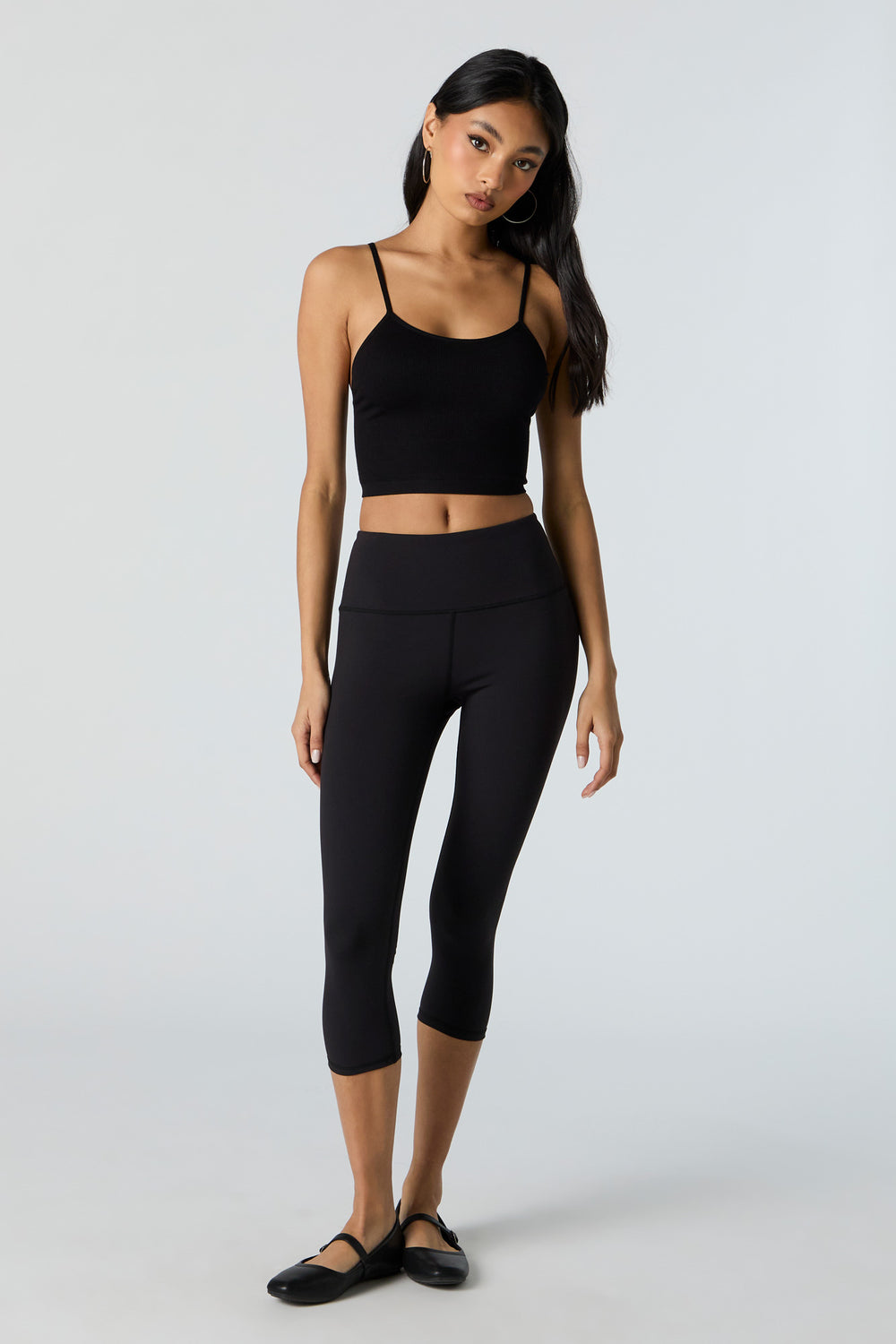 Seamless Ribbed Scoop Neck Cropped Cami Seamless Ribbed Scoop Neck Cropped Cami 6