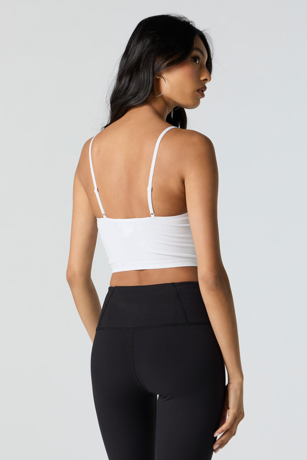 Seamless Ribbed Scoop Neck Cropped Cami Seamless Ribbed Scoop Neck Cropped Cami 14