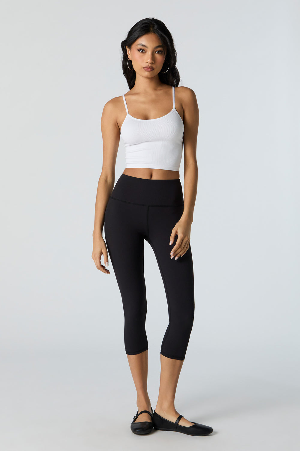 Seamless Ribbed Scoop Neck Cropped Cami Seamless Ribbed Scoop Neck Cropped Cami 12