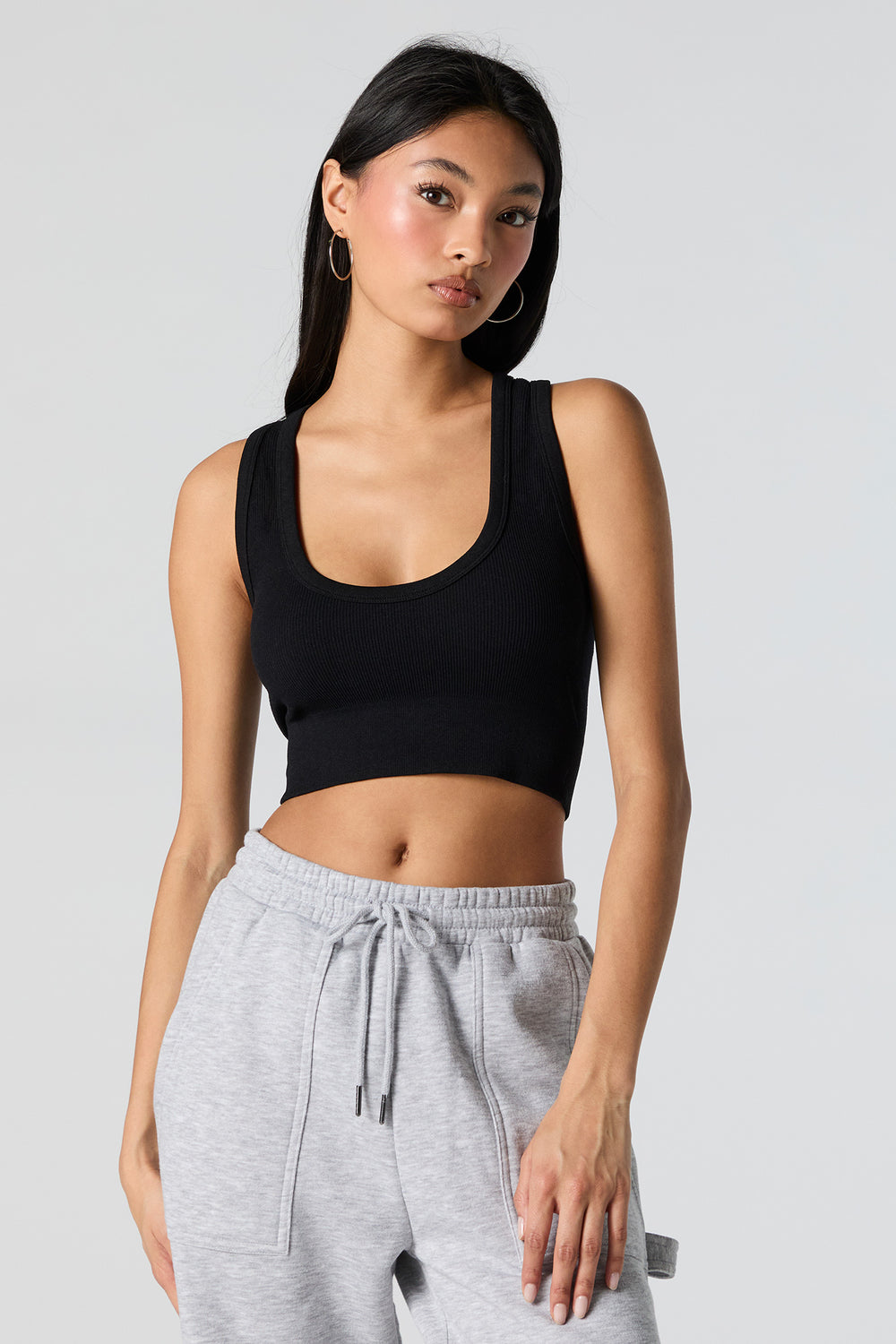 Seamless Ultra Scoop Neck Cropped Tank Seamless Ultra Scoop Neck Cropped Tank 7