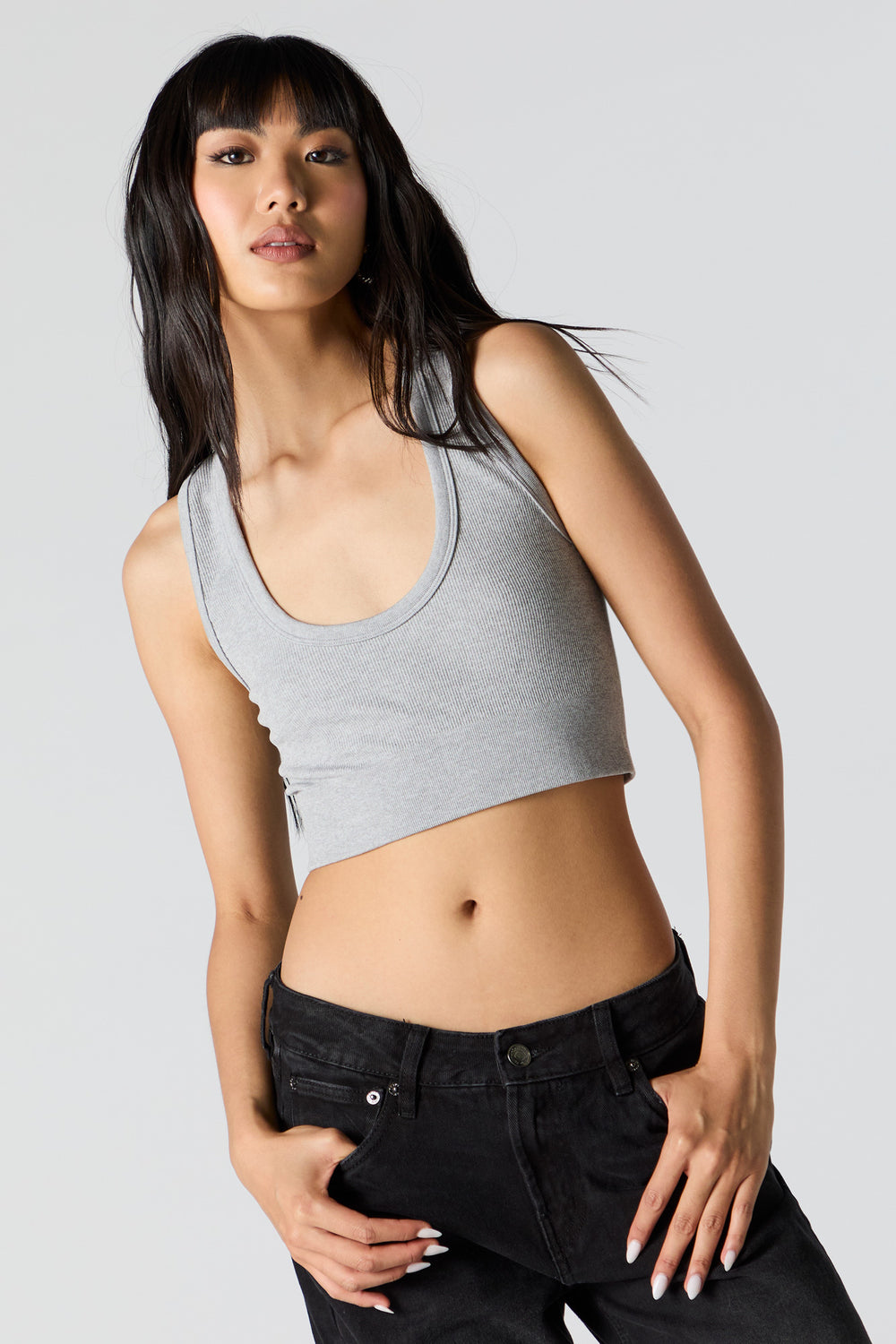 Seamless Ultra Scoop Neck Cropped Tank Seamless Ultra Scoop Neck Cropped Tank 10