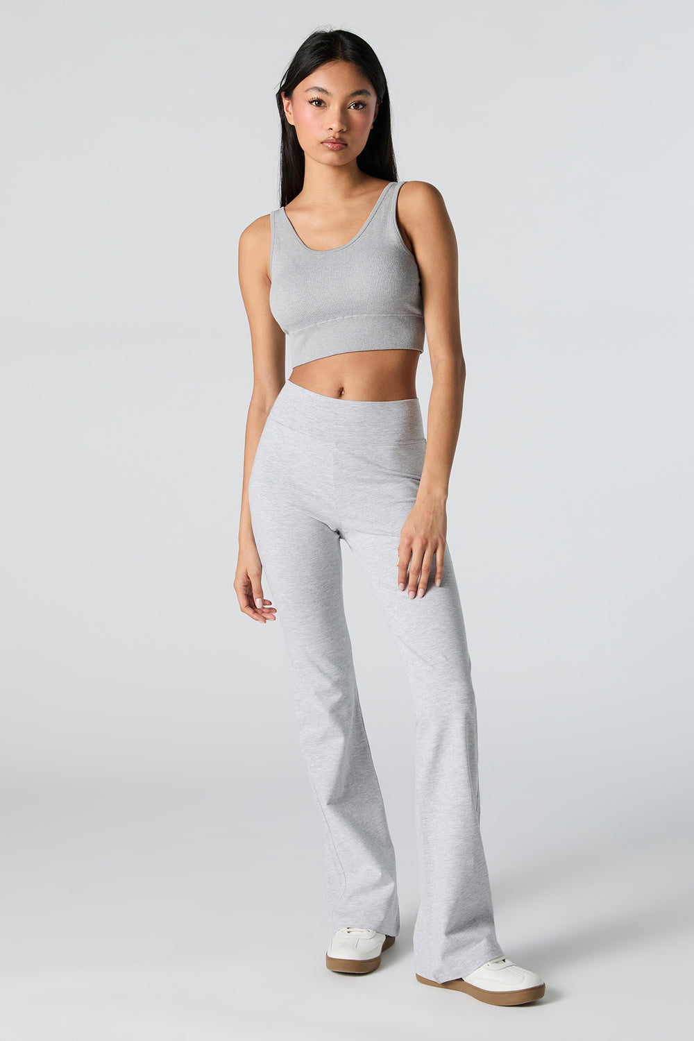 Seamless Ribbed Scoop Neck Cropped Tank Seamless Ribbed Scoop Neck Cropped Tank 3