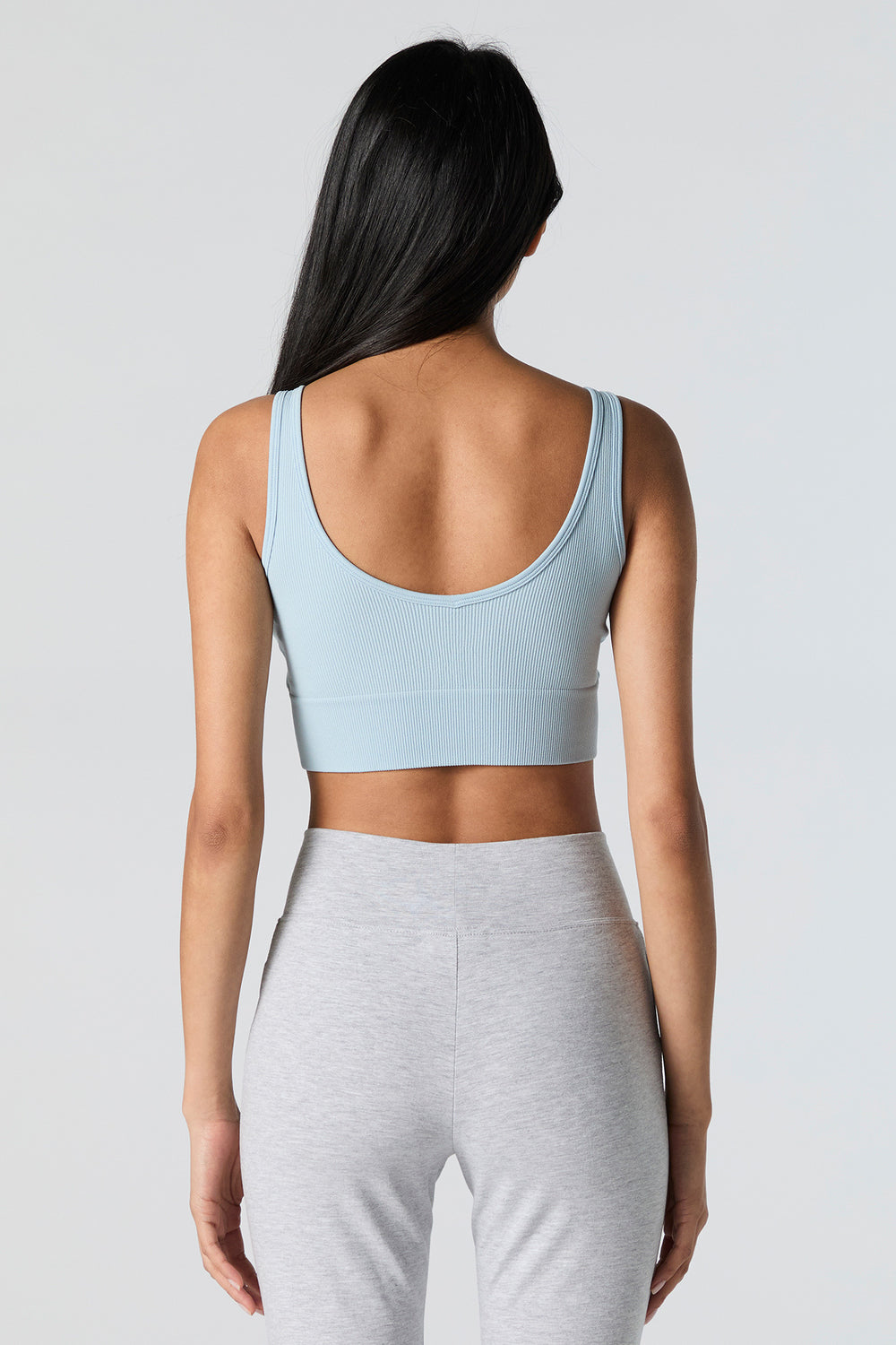 Seamless Ribbed Scoop Neck Cropped Tank Seamless Ribbed Scoop Neck Cropped Tank 11