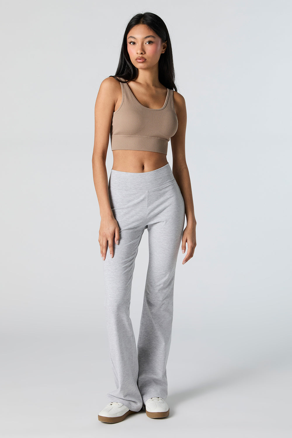 Seamless Ribbed Scoop Neck Cropped Tank Seamless Ribbed Scoop Neck Cropped Tank 18