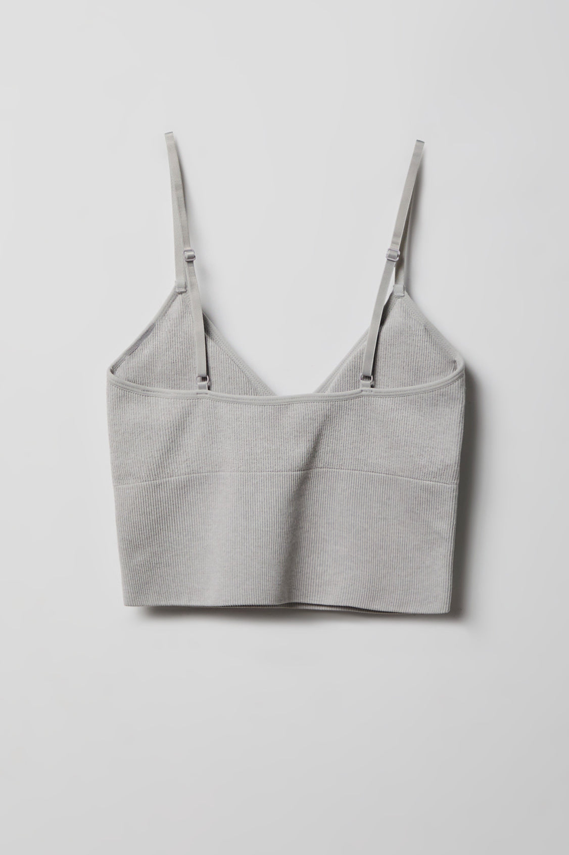Alt View 5. Braless Seamless Bustier Cami - Heather Grey