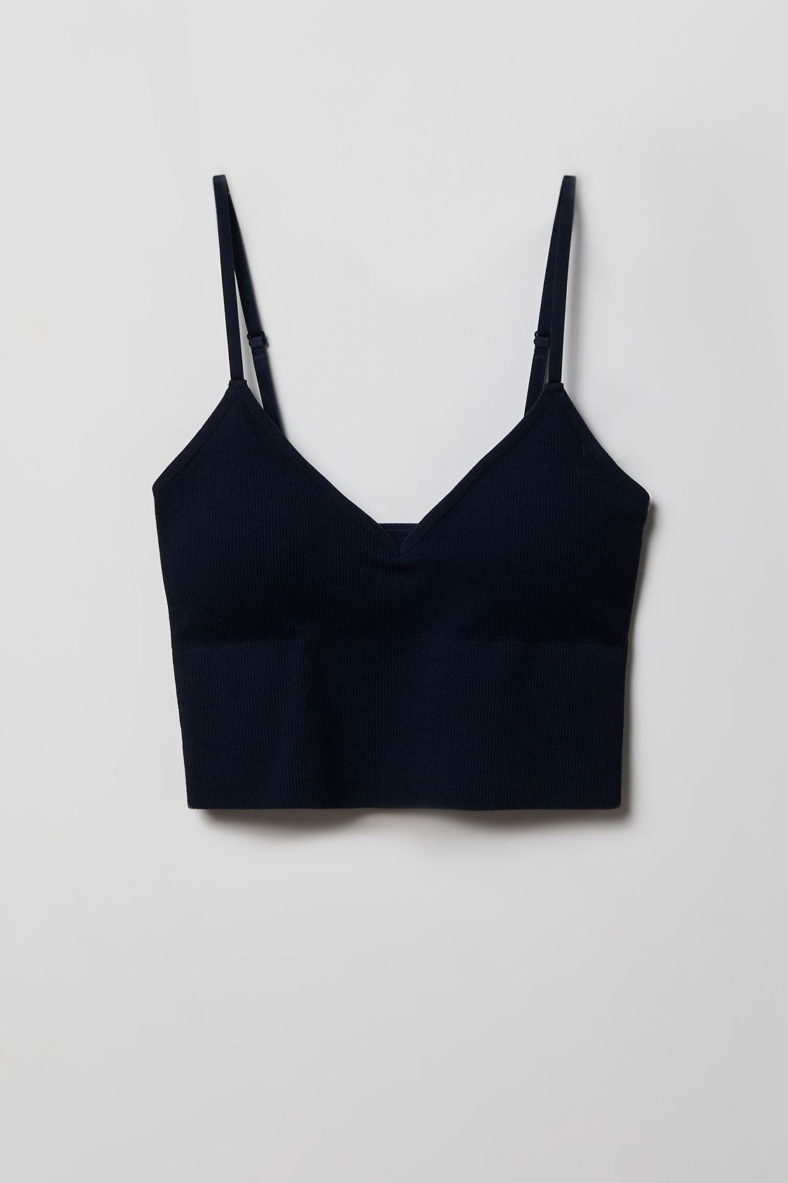 Alt View 4. Braless Seamless Bustier Cami - Navy