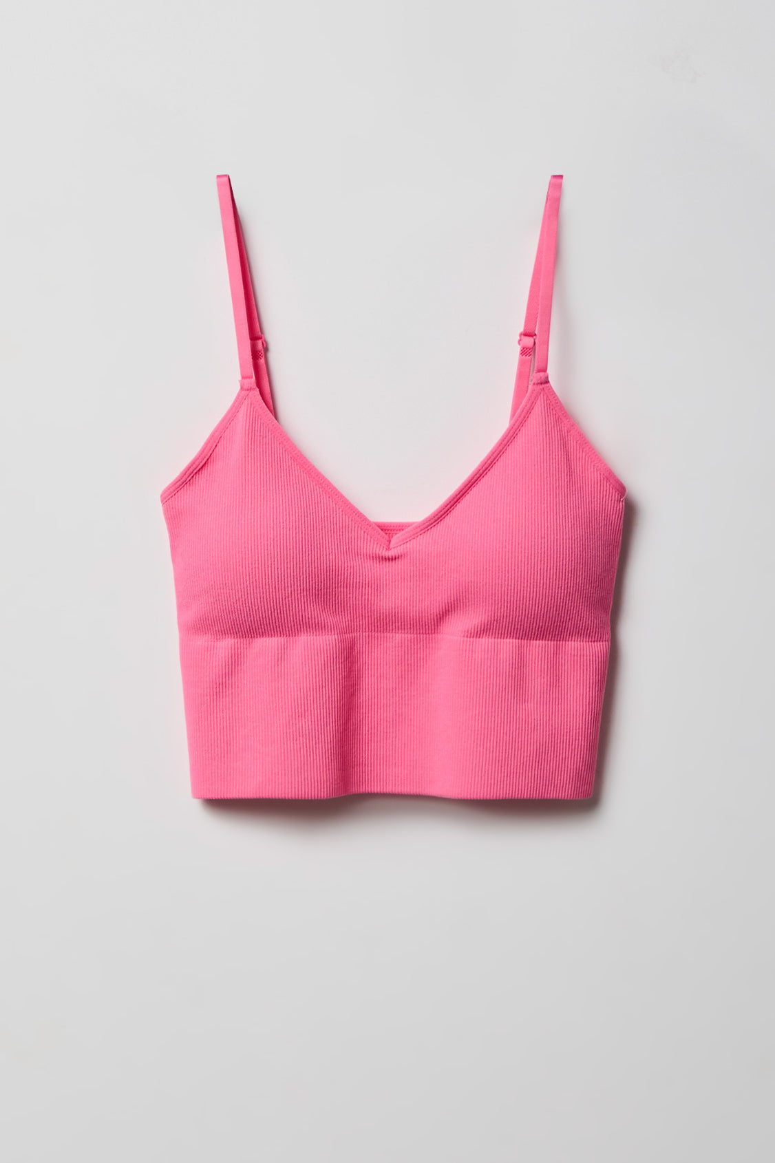 Alt View 3. Braless Seamless Bustier Cami - Pink