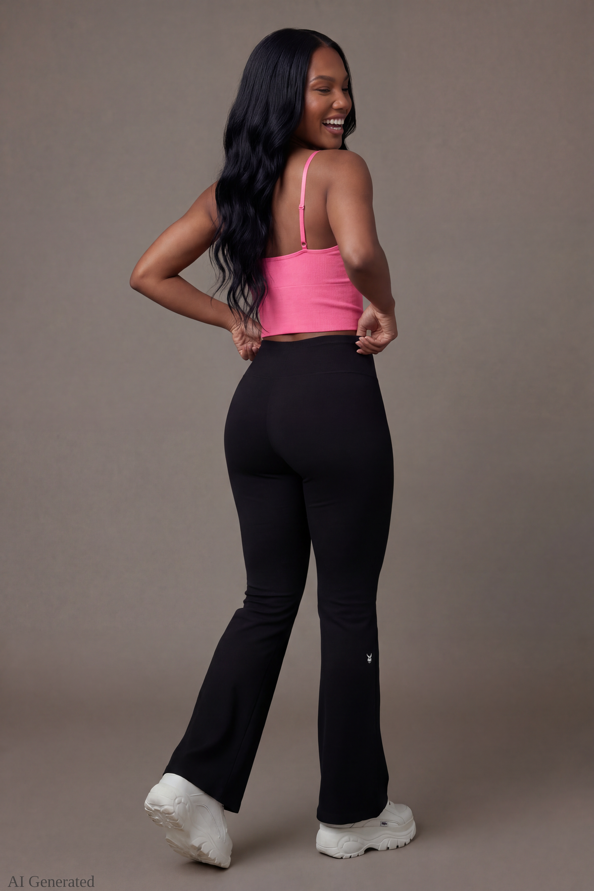 Alt View 2. Braless Seamless Bustier Cami - Pink
