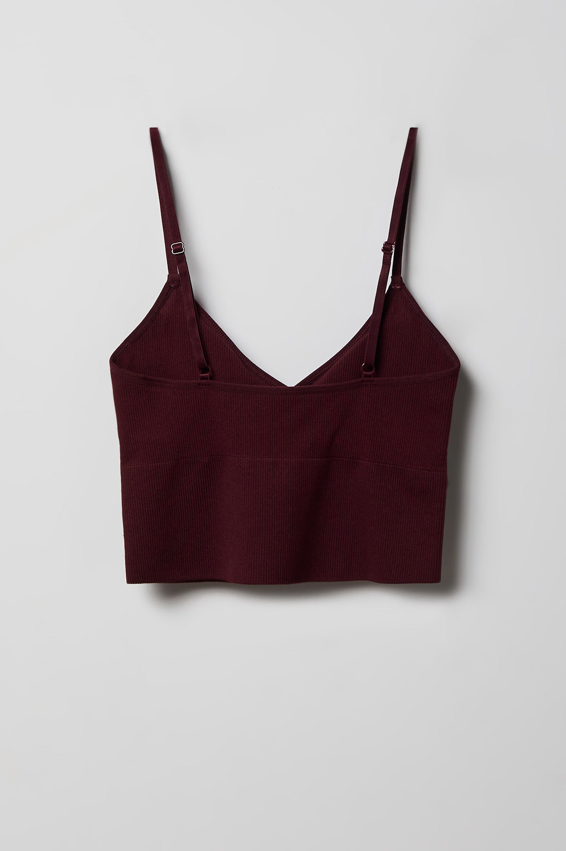 Alt View 5. Braless Seamless Bustier Cami - Burgundy