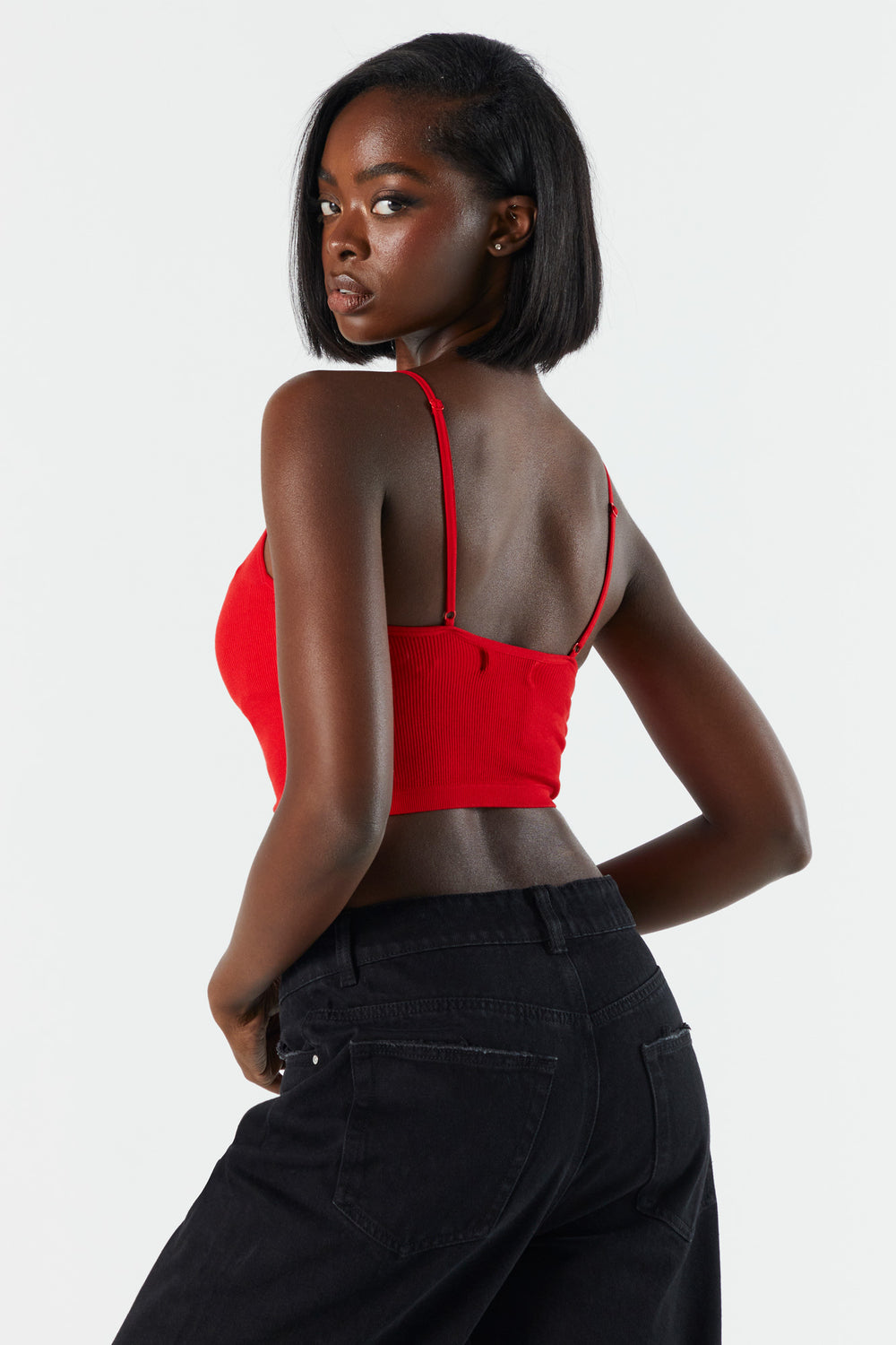 Seamless Solid Ribbed Cami Seamless Solid Ribbed Cami 32
