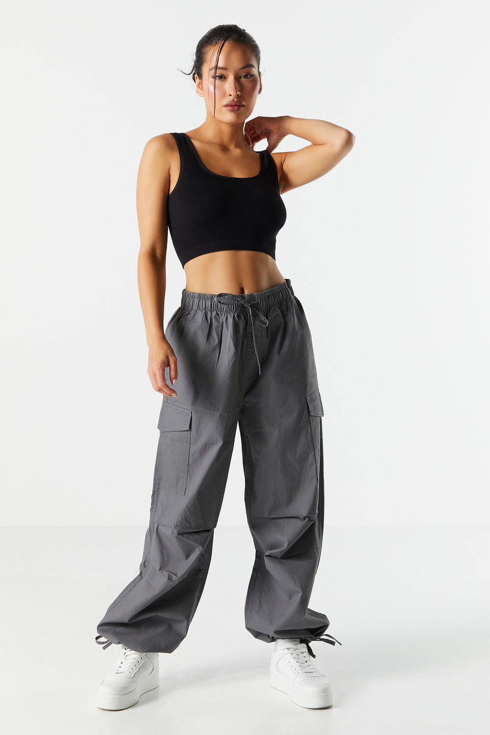 Seamless Square Neck Cropped Tank Seamless Square Neck Cropped Tank 3