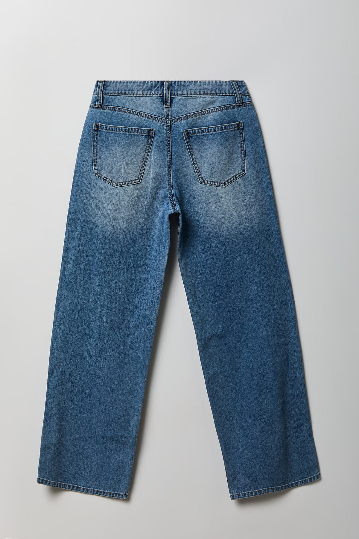 Alt View 5. Brooklyn Low Rise Baggy Medium Jean - Medium Blue