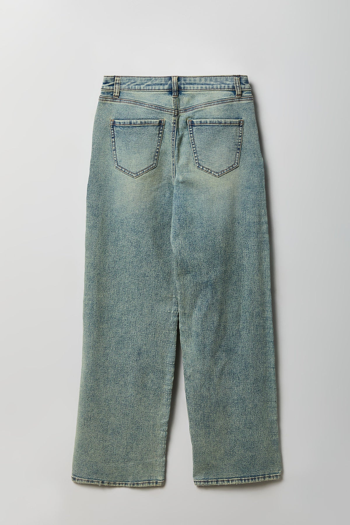 Alt View 5. Paris Stretch High Rise Wide Leg Vintage Medium Jean - Pacific Blue