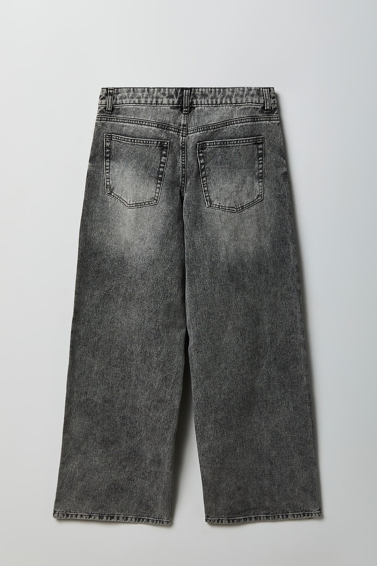 Alt View 5. London Low Rise Super Baggy Vintage Grey Jean - Charcoal