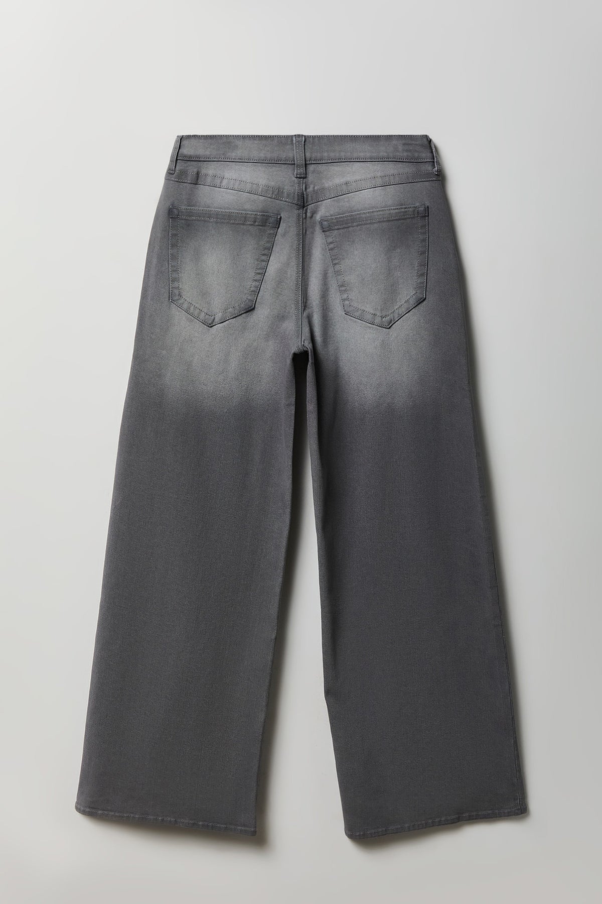 Alt View 5. Soho Stretch Mid Rise Super Baggy Grey Jean - Charcoal