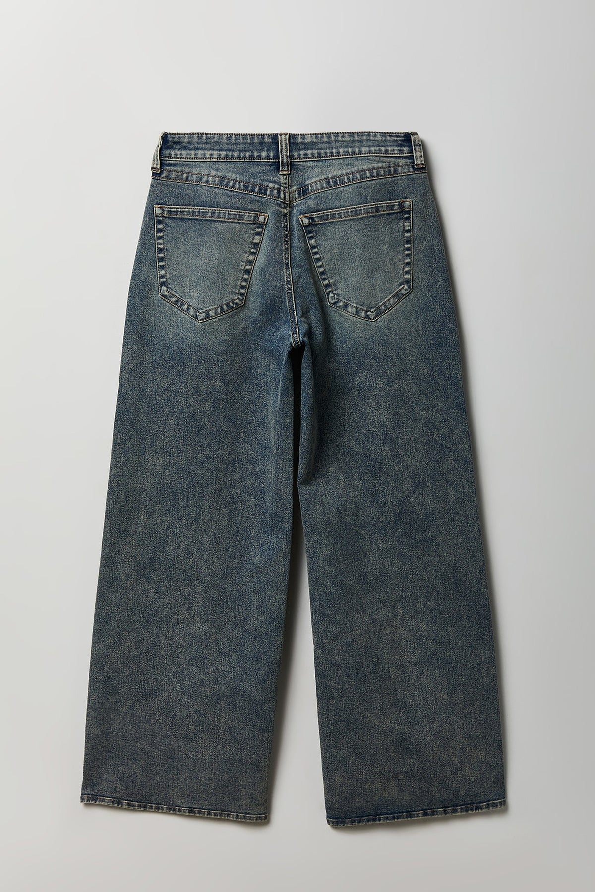 Alt View 5. Soho Stretch Mid Rise Super Baggy Vintage Medium Jean - Pacific Blue