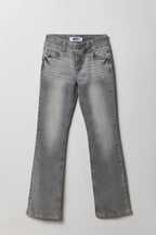 Stretch Low Rise Bootcut Grey Jean