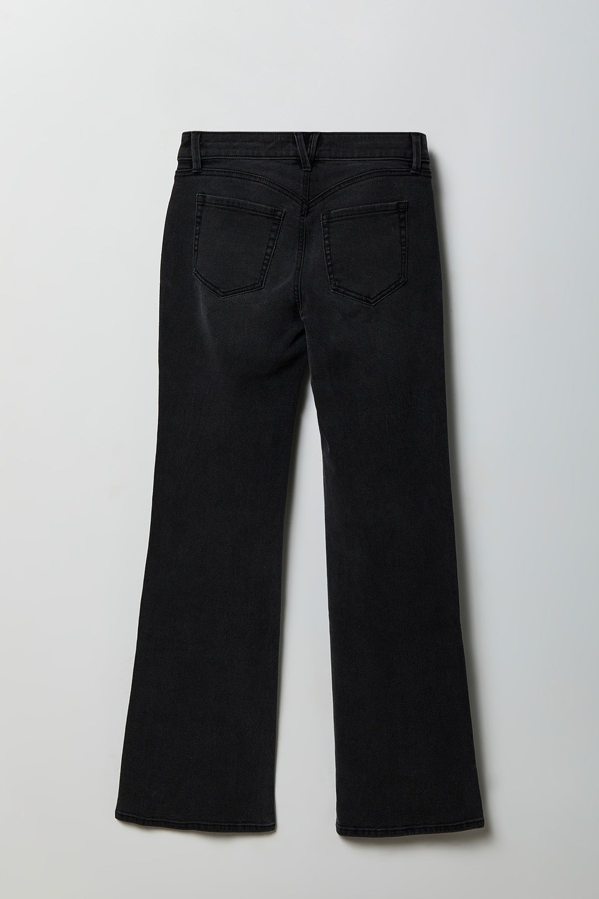 Alt View 5. Stretch Relaxed Flare Black Jean - Black