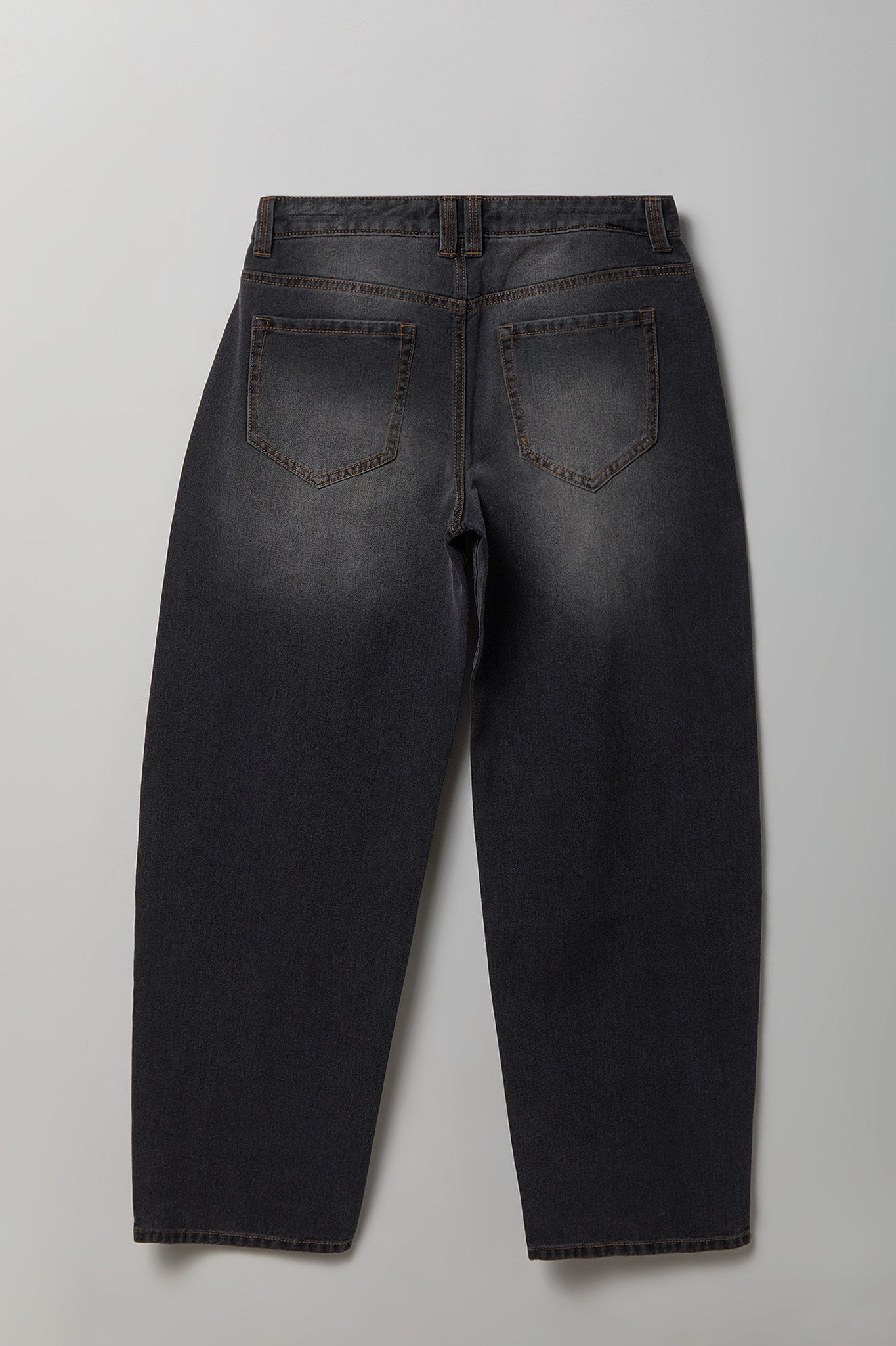 Low Rise Barrel Washed Black Jean – Charlotte Russe