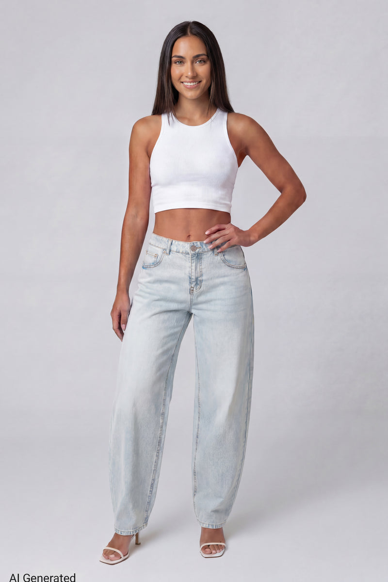 Charlotte Rusee | Barrel Jeans – Charlotte Russe