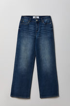 Paris Stretch High Rise Wide Leg Vintage Dark Jean