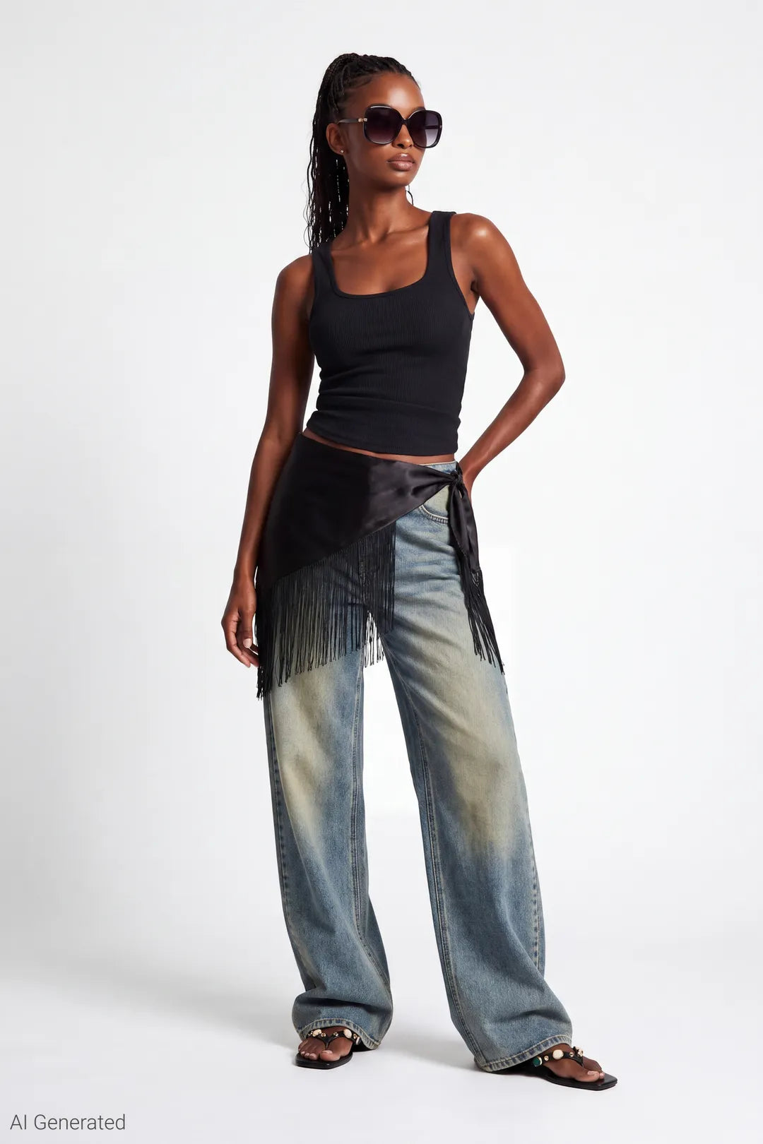 Paris Stretch High Rise Wide Leg Vintage Medium Jean - Pacific Blue