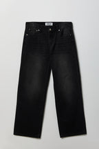 Brooklyn Low Rise Baggy Washed Black Jean