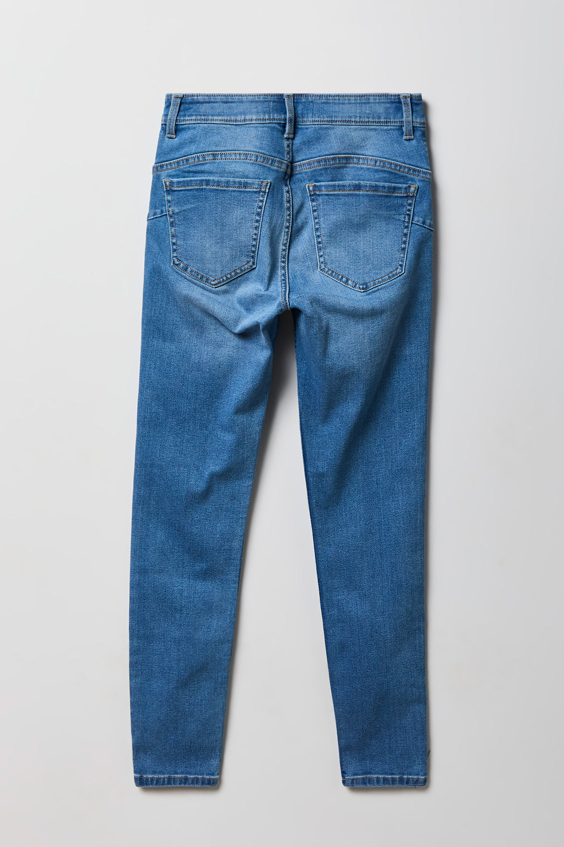 Alt View 2. Stretch Push Up Skinny Medium Jean - Medium Blue