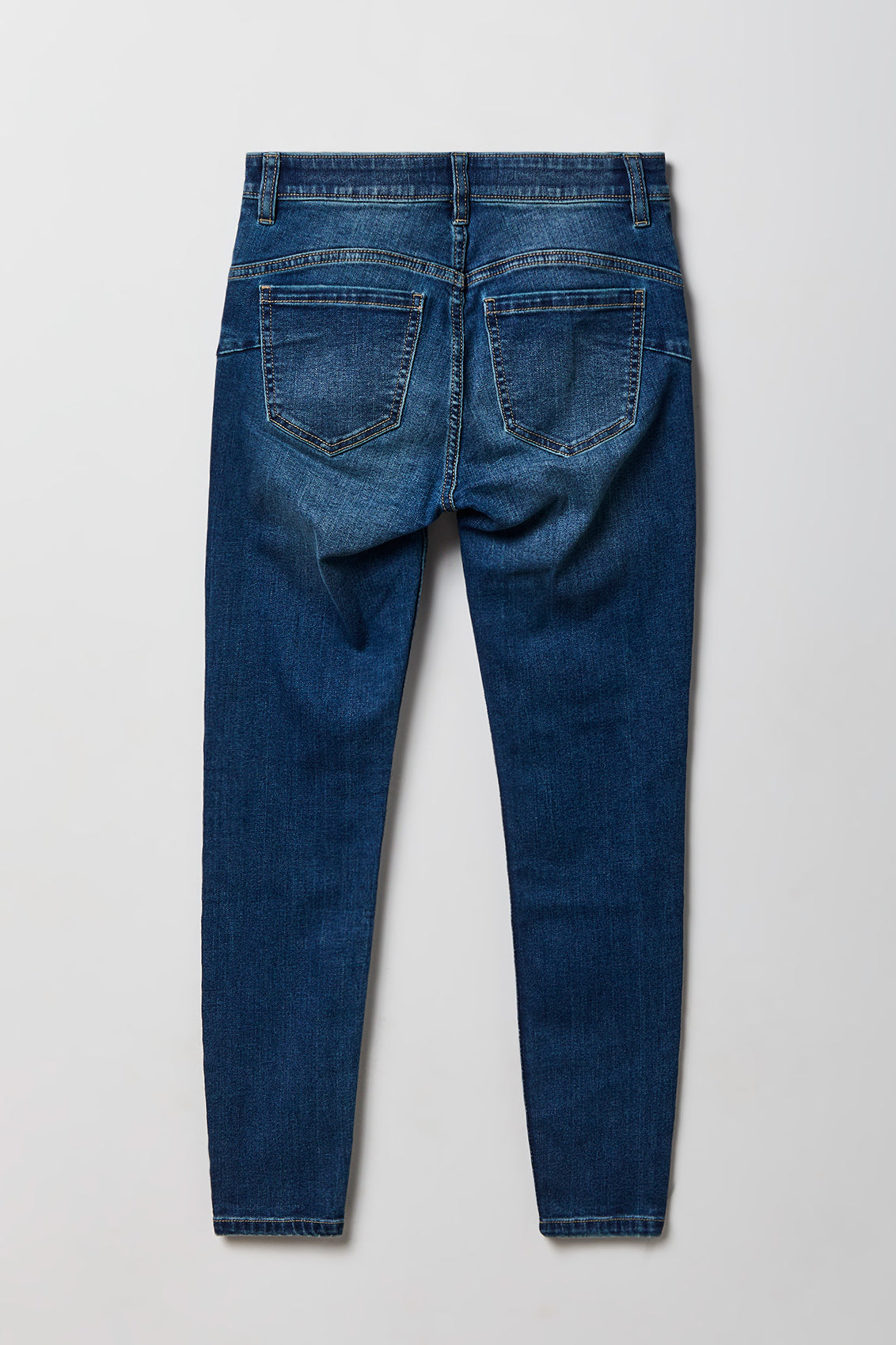 Alt View 2. Stretch Push Up Skinny Vintage Medium Jean - Pacific Blue