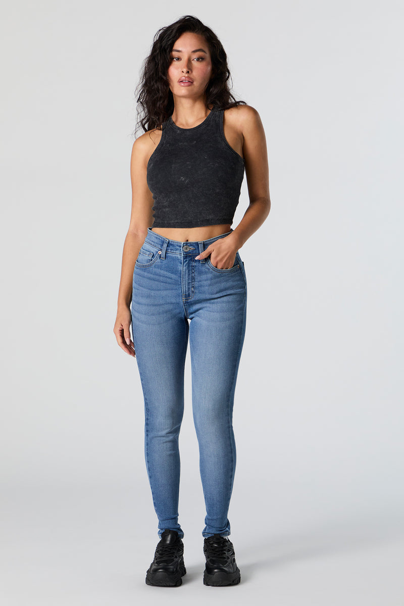 Dark Wash High Rise Skinny Jean