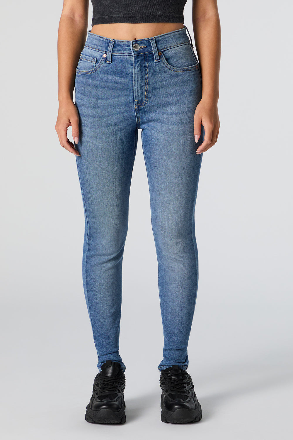 Dark Wash High Rise Skinny Jean Dark Wash High Rise Skinny Jean 2